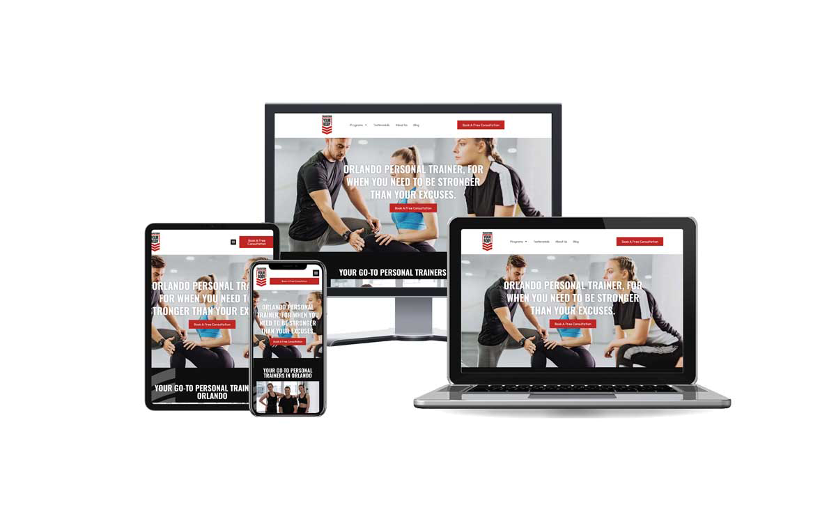 Tybgym Responsive screenshot