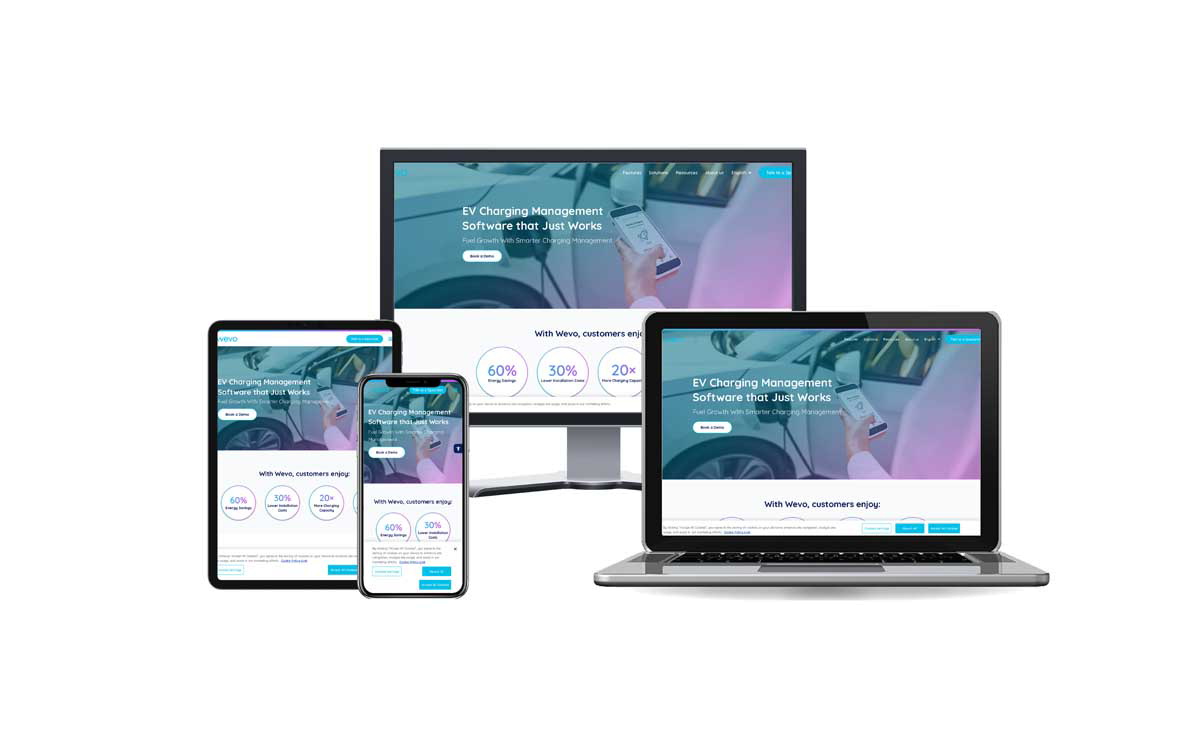 Wevo website screenshot